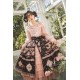 Miss Point Cat Rose Tea Open Front Deluxe Skirt(Reservation/Full Payment Without Shipping)